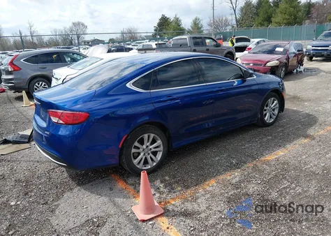 2015 Chrysler 200 Limited z USA, uszkodzony, nr VIN 1C3CCCAB4FN581573